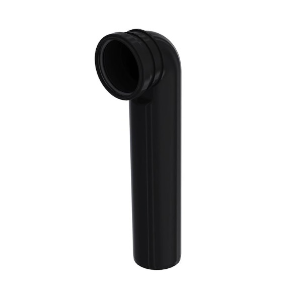 GÖMME REZERVUAR ÇİFT KELEPÇELİ PİS SU ÇIKIŞ DİRSEĞİ Ø90X450MM